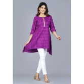 SIPET - Purple Rayon Womens Tunic ( Pack of 1 ) - None