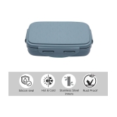 Jaypee - Blue Stainless Steel Lunch Box ( Pack of 1 )