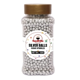 foodfrillz Silver Balls, 125 g Sprinkles for cake decoration