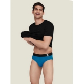 XYXX - Turquoise Cotton Mens Briefs ( Pack of 1 ) - None