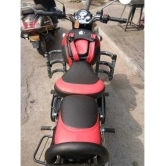 KOHLI BULLET ACCESSORIES Seat Cover Fancy Red & Black With Tank Cover Combo For Royal ENfield Classic , Classic Chrome , Classic 350/500CC