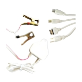 THRIFTKART - 3 in Cable 3.1A DC Charger - White