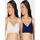 IN CARE LINGERIE - Multicolor Cotton Non Padded Women's T-Shirt Bra ( Pack of 2 ) - None