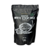 Manipur White Sticky Rice(RCM-13) - 1 kg