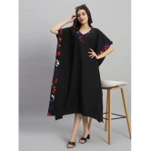 Curvydrobe Crepe Black Beach Dresses - - None