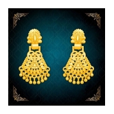 LUV FASHION Golden Chandbalis Earrings ( Pack of 1 ) - Golden