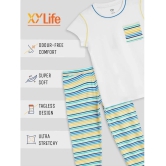 XY Life - White Cotton Blend Girls Top With Leggings ( Pack of 1 ) - None