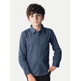 Radprix Single 100% Cotton Full Sleeves Shirt ( Blue ) - None