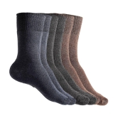 Texlon Woollen Casual Mid Length Socks Pack of 3 - Multi