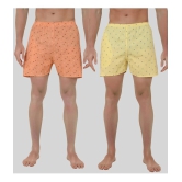 Forbro - Multicolor Forbro Cotton Blend Mens Boxer- ( Pack of 2 ) - None