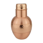 LaCoppera Copper Hammered Monarch 1000 ML Carafe - La011 | Bedroom Flask | 1 Pc