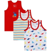 Bodycare Boys Round Neck Sleeveless Vest Pack Of 3 - None