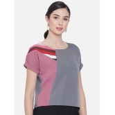 ALL WAYS YOU Polyester Regular Tops - Grey Single - L