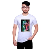 NITYANAND CREATIONS Round Neck White Holi T-Shirt for MEN-HOLI-T-SHIRT-11521-XL