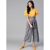 Round Neck Ruffled Top & Trousers