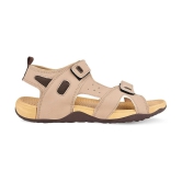 Campus - Beige Mens Floater Sandals - None