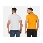 CHOZI Cotton Blend Regular Fit Printed Half Sleeves Mens T-Shirt - Multicolor ( Pack of 2 ) - None