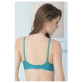 Clovia Cotton Everyday Bra - Green - 40B