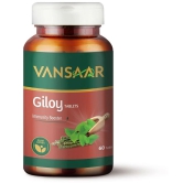 Vansaar Giloy Tablets, Supports immune health, Good for digestion, Made with 100% Pure Giloy, 60 Tablet