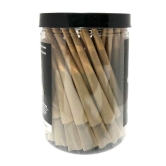 LIT Pyramid Unbleached Organic Paper Party Box of 50 King Size Pre Rolled Cones (Brown)