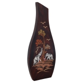 Rosewood Jug Shape Elephant Panel