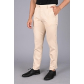 MANCREW - Beige Viscose Slim - Fit Men's Formal Pants ( Pack of 1 ) - None