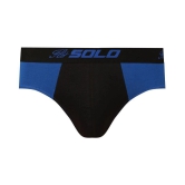 Solo - Multicolor Cotton Blend Mens Briefs ( Pack of 3 ) - 80