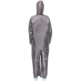 Goodluck Polyester Raincoat Set - Grey - None