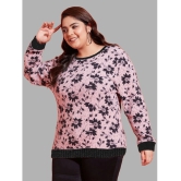 AUSTIVO Acrylic Round Neck Womens Losers - Pullovers - Pink ( ) - None