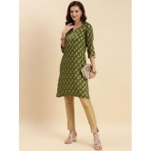 Rangita Rayon Printed Straight Womens Kurti - Green & Yellow ( Pack of 2 ) - None