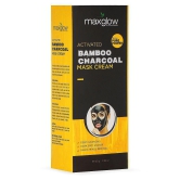 MaxGlow ACTIVATED BAMBOO CHARCOAL MASK CREAM Face Peel Masks 100 gm