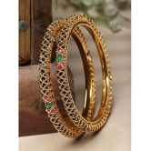 Sukkhi Red Bangle Set ( Pack of 2 ) - None