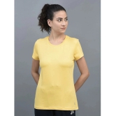 Dollar Yellow Cotton Blend Regular Fit Womens T-Shirt ( Pack of 1 ) - None