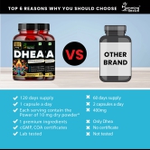 Humming Herbs DHEA 10mg Supplement - Micronized for Enhanced Absorption - Boosts Energy, Supports Metabolism & Promotes Well-being - Pack of 2