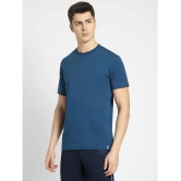 Jockey 2714 Mens Super Combed Cotton Rich Solid Round Neck T-Shirt - Seaport Teal - None