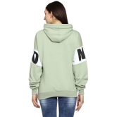 PPTHEFASHIONHUB Fleece Women''s Hooded Sweatshirt ( Turquoise ) - None