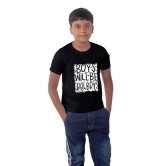 Boys Cotton Will Be Cool Half Sleeve TShirt (Black) PID41483