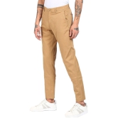 Ruggers - Cotton Blend Slim Slim Beige Men's Trousers ( Pack of 1 ) - None