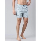 Joven Grey Cotton Mens Boxer- ( Pack of 2 ) - None