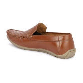 Buxton - Tan Men's Slip on - 8