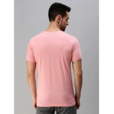 ONN - Pink Cotton Blend Regular Fit Mens T-Shirt ( Pack of 1 ) - None