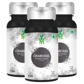 Charcoal Activated Veg. Capsules Pack of 3 - 60's