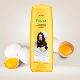 Nisha Conditioner for Strong & Smooth Hair, Egg Protein Conditioner for Dry and Frizzy Hair 180ml (Bottle)