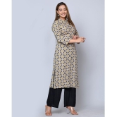 MAUKA - Cream Straight Rayon Women's Stitched Salwar Suit ( Pack of 1 ) - None