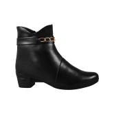 Shoetopia Black Womens Ankle Length Boots - None