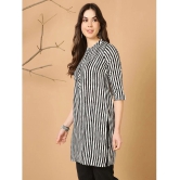 Antaran Rayon Striped Straight Womens Kurti - Multicolor ( Pack of 1 ) - None