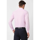 Men Pink Slim Fit Formal Full Sleeves Formal Shirt