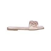 Shoetopia Rose Gold Womens Flats - None