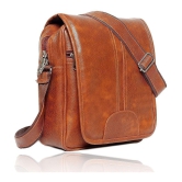 samtroh 8 Ltrs Tan P.U. College Bag - Tan