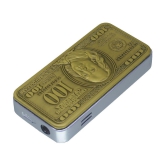 JMALL - Gold Aluminium Cigarette Lighter ( Pack of 1 ) - Gold